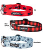 West Paw Holiday Collar Red Check*