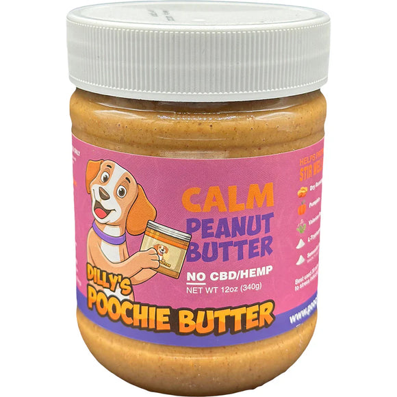 Poochie Butter Calming Peanut Butter (No CBD) Dog Treats