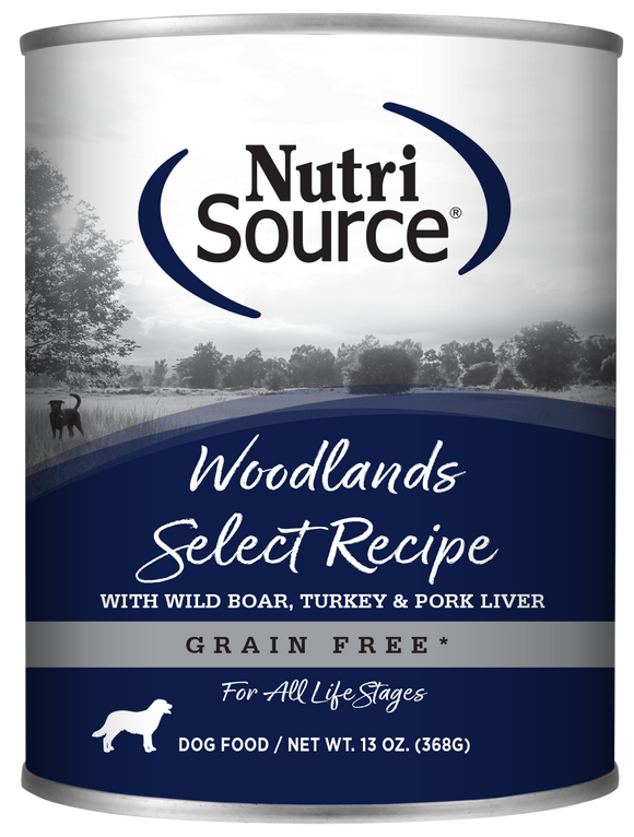 NutriSource® Grain Free Woodlands Select Recipe Wet Dog Food