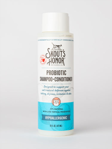 Skout's Honor Cat Probiotic Shampoo + Conditioner Fragrance Free