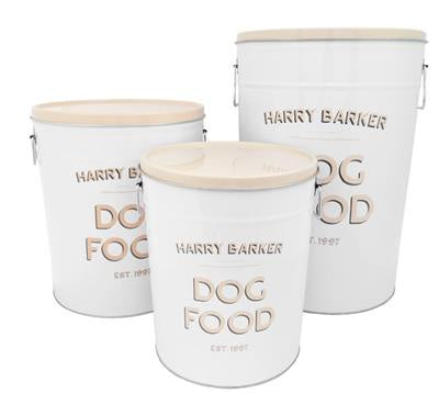 Harry Barker Barker Bistro Food Storage Tan/White (Small)