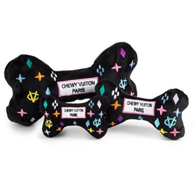 Haute Diggity Black Monogram Chewy Vuiton Bone (XL)
