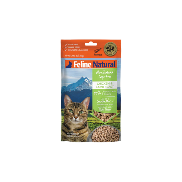 Feline Natural Chicken & Lamb Feast Freeze-Dried Cat Food