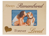 Dog Speak Frame Always Remembered Forever Loved 7x9