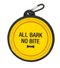 About Face Designs All Bark Dog Bowl