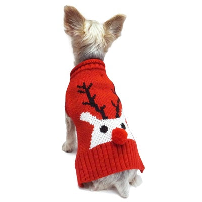 DOGO Red Nosed Reindeer Sweater* (XL)