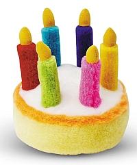 MultiPet Birthday Cake Dog Toy