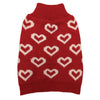 Fashion Pet Allover Red Hearts Sweater (XL)