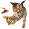 Petlinks® Instincts Love Mates™ Feathery Plush HappyNip™ Silvervine & Catnip Bird Cat Toys (Set of 2)