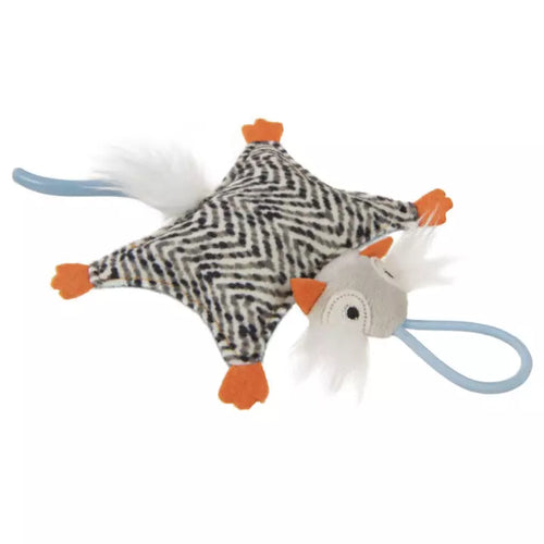 Petlinks® Instincts Soarin' Squirrel™ HappyNip™ Silvervine & Catnip Crinkle Plush Launch and Chase Cat Toy (Small)