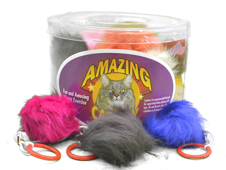 Amazing Cat Fur Ball w/ Elastic Band