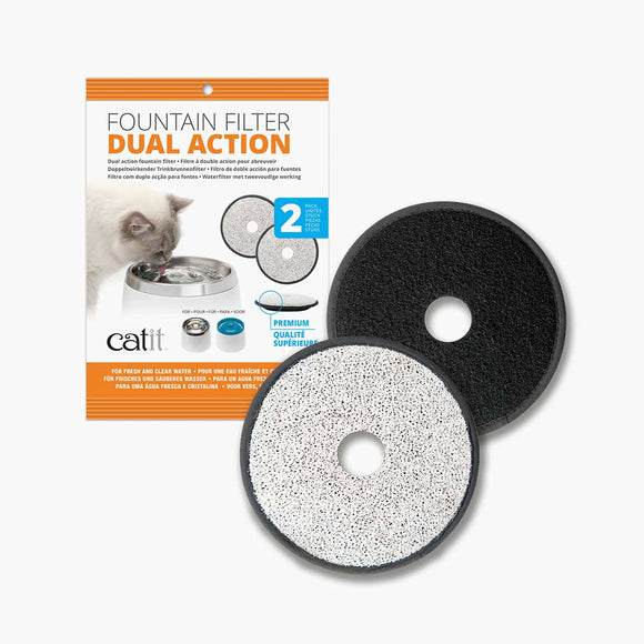 Catit Dual Action Fountain Filter (2-Pack)