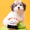 Pearhead Pet Sushi Dog Toy Set (9.25” W x 5.75” H)