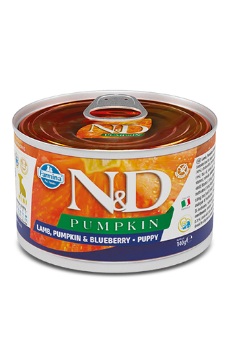 Farmina N&D Lamb, Pumpkin & Blueberry Puppy Mini Wet Dog Food