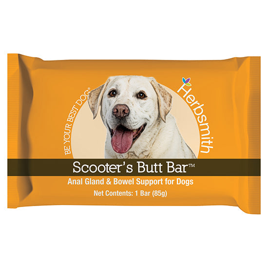 Herbsmith Scooter's Butt Bar Anal Gland and Bowel Support for Dogs and Cats