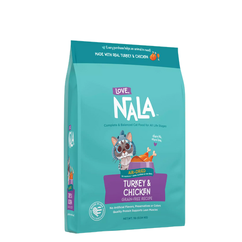 Love Nala Air Dried Grain Free Turkey/Chicken Cat 1lb