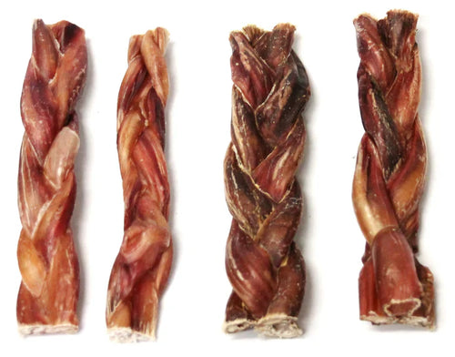 Tuesdays Natural Dog Company Thick Braided Bully Stick - Odor Free (Bulk)