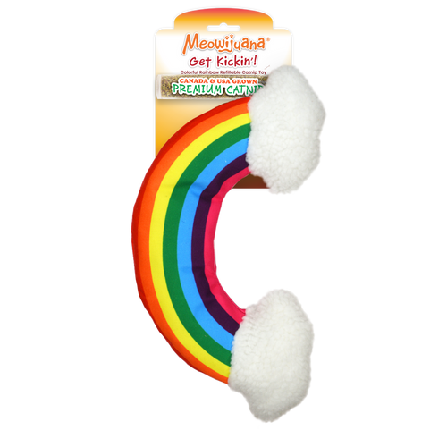 Meowijuana Get Kickin'! Rainbow Toy (1 Count)