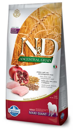 Farmina N&D K9 AG Chicken Pomegranate Adult Giant 26.4lb