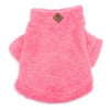 The Worthy Dog Fuchsia Solid Fleece Quarter Zip Pullover