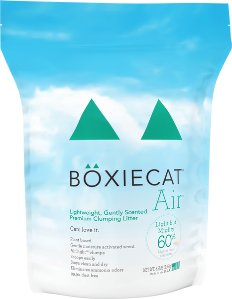 Boxiecat Air™ Lightweight, Gently Scented, Premium Clumping Litter