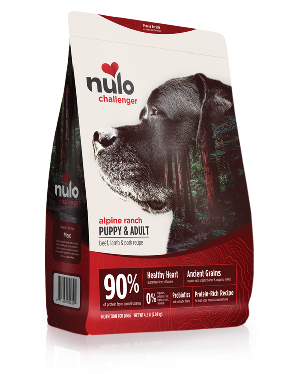 Nulo Challenger High-Meat Kibble Beef, Lamb & Pork Recipe for Dogs