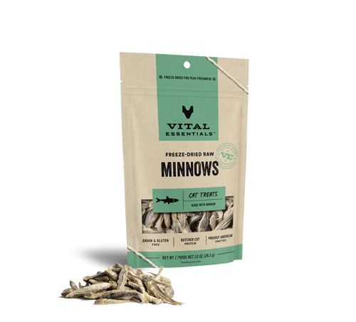 Vital Essentials Freeze Dried Raw Minnows Cat Treats