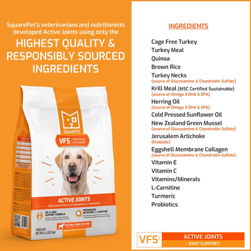 SquarePet® VFS Active Joints Dog Food