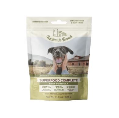 Badlands Ranch Superfood Complete Beef Formula Air-Dried Dog Food