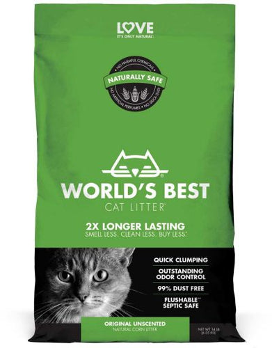 World's Best Original Unscented Clumping Cat Litter