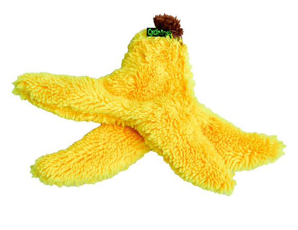 Cycle Dog Duraplush® Banana Dog Toy (7.5 x 7.5 x 1.5 inches)