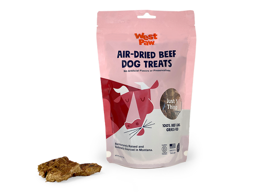 West Paw Air-Dried Beef Dog Treats (2.5 Oz)