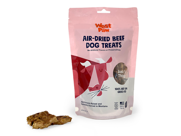 West Paw Air-Dried Beef Dog Treats (2.5 Oz)