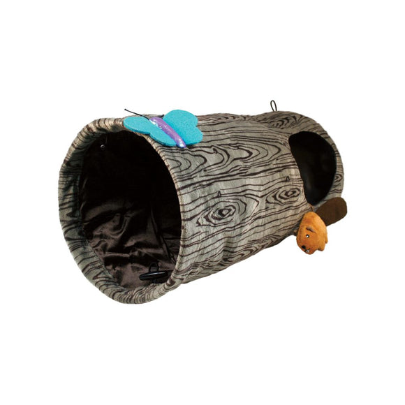 Kong PlaySpaces Burrow Cat Toy (One Size, Brown)