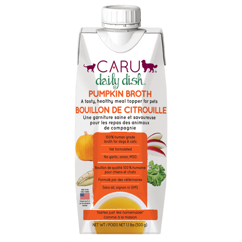 Caru Daily Dish Pumpkin Broth for Dogs & Cats