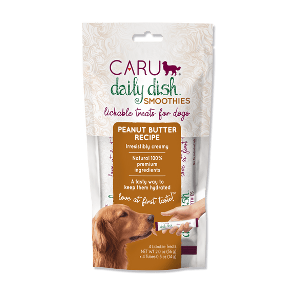 Caru Daily Dish Smoothies Peanut Butter Recipe for Dogs