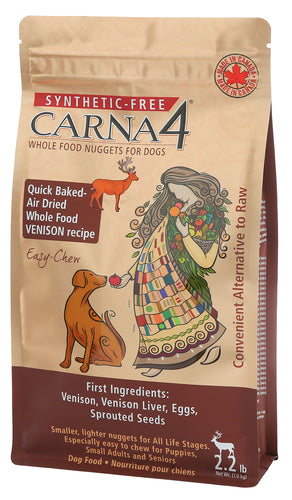 Carna4® Easy-chew Venison Formula Dog Food (5 LB)