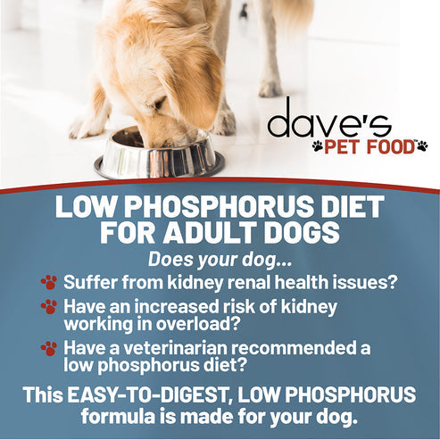 Dave's Restricted Phosphorus Crumbles Dog Food (4 lbs)