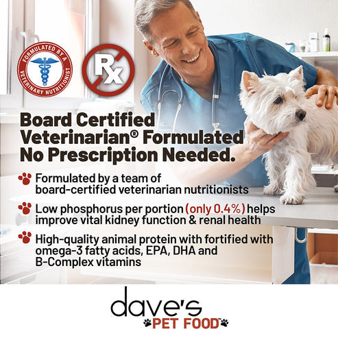 Dave's Restricted Phosphorus Crumbles Dog Food (4 lbs)