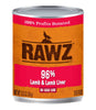 Rawz 96% Lamb & Lamb Liver Dog Food (12.5 oz)