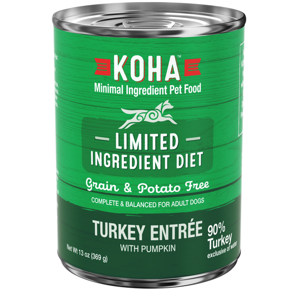 Koha Limited Ingredient Diet Turkey Entrée for Dogs (13-oz)