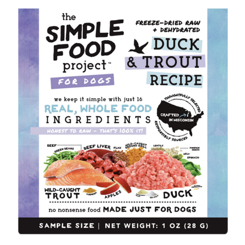 Herbsmith Simple Food Project D Duck & Trout Dog Food