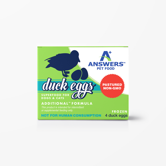 Answers Pet Food AdditionalTM Non-GMO Raw Duck Eggs