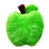 Cycle Dog Duraplush Apple Dog Toy (6 x 7.5 x 2.5 inches)