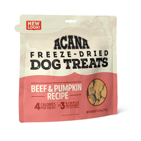 ACANA Beef & Pumpkin Freeze-Dried Treats (3.25 Oz)