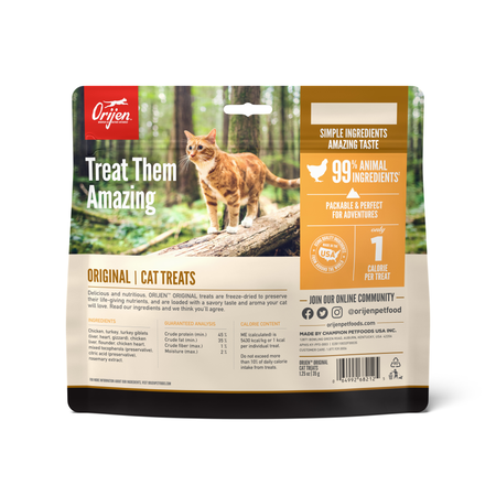 ORIJEN Freeze Dried Original Cat Treats (1.25-oz)