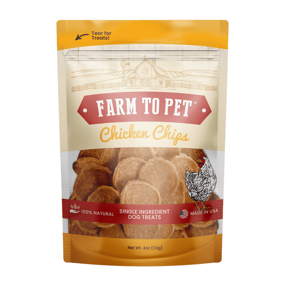 Farm To Pet Chicken Chips Single Ingredient Dog Treats