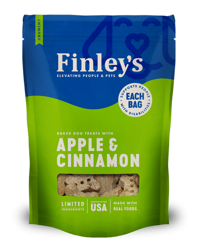 Finley's Apple & Cinnamon Crunchy Biscuits Dog Treats