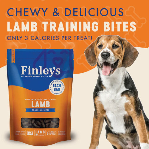 Finley's Lamb Recipe Soft Chew Training Bites Dog Treats