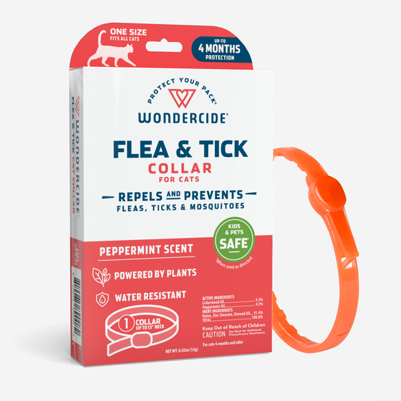 Wondercide Flea & Tick Collar for Dogs + Cats with Natural Essential Oils